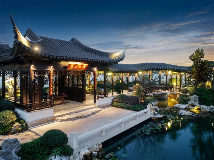 中式別墅庭院景觀(guān)，讓人至愛(ài)幾千年，蘊(yùn)含著心靈密碼和智慧的結(jié)晶