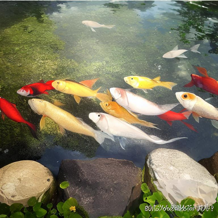 別墅庭院魚池
